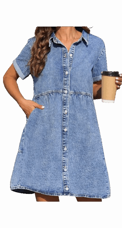 denim dress