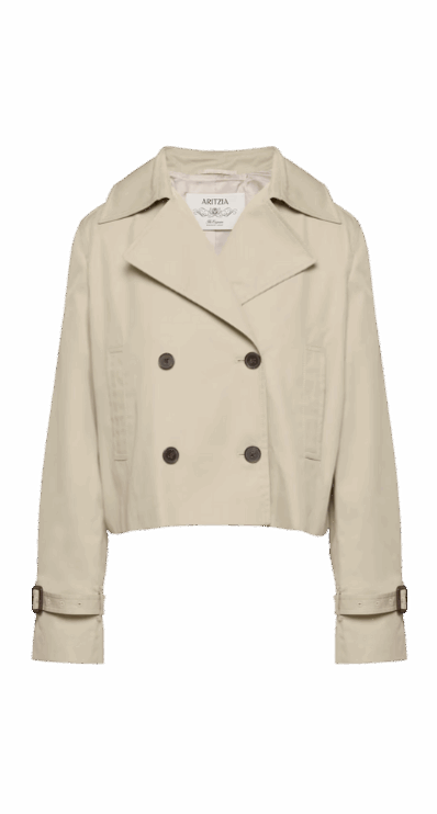 Cropped trench coat Aritzia
