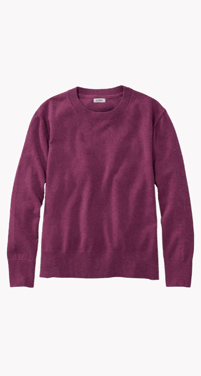 Berry crewneck sweater