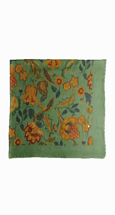 Green scarf