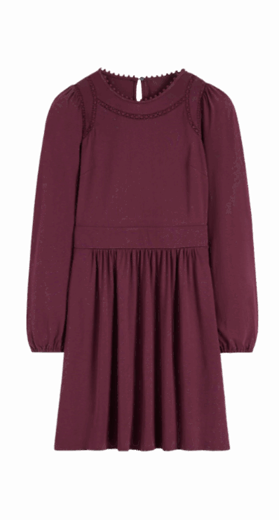 Mila short jersey dress for petites