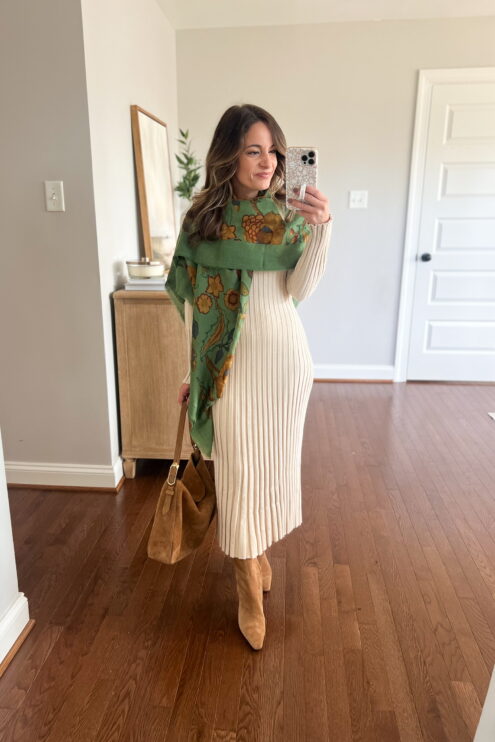 Petite sweater dress