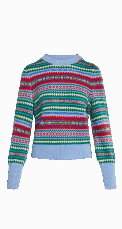 Fair Isle sweater from Walmart