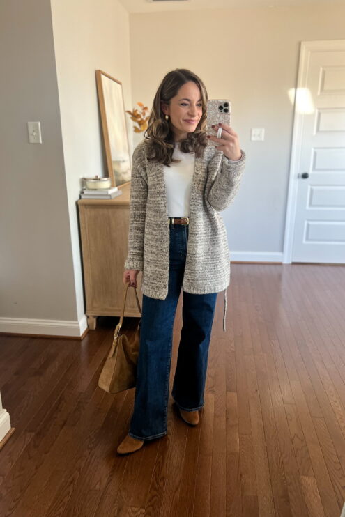 everyday casual outfit for petites