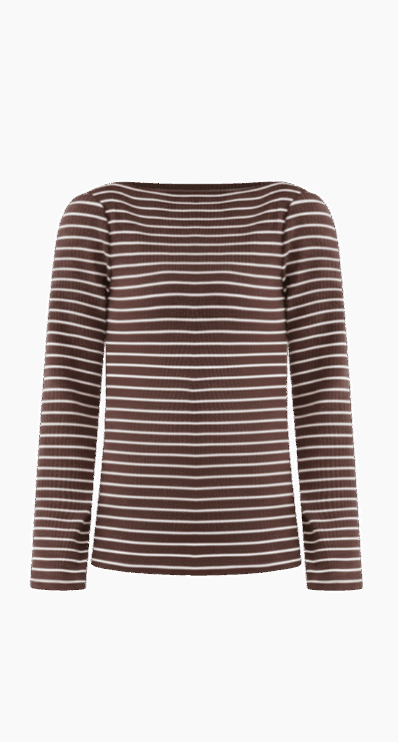 Loft petite striped top
