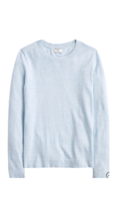 Light blue sweater from J.Crew factory